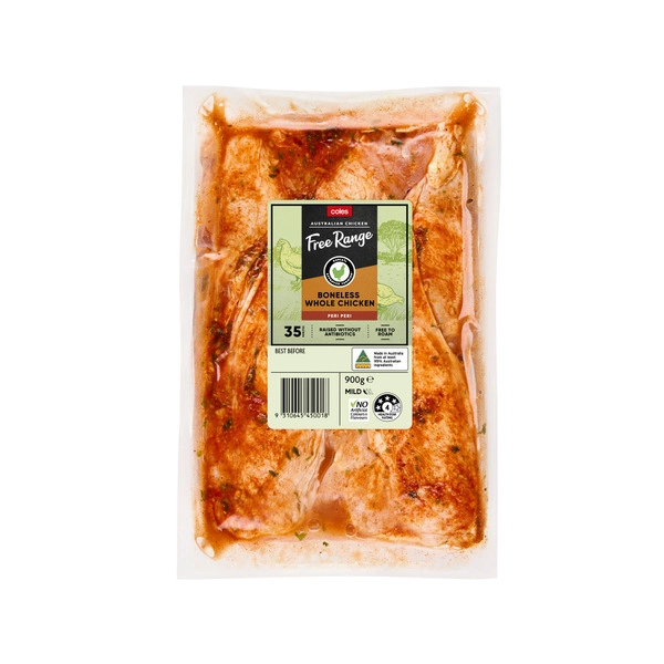 Coles Free Range RSPCA Chicken Peri Peri 900g