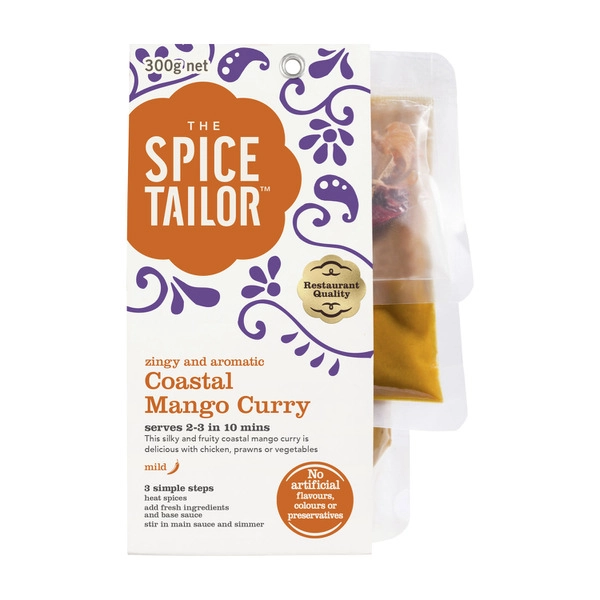 The Spice Tailor Kit THE SPICE TAILOR COASTAL MANGO CURRY KIT 300GM 