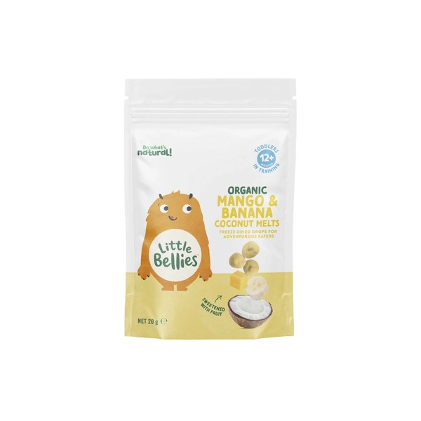 Little Bellies Organic Mango & Banana Coconut Melts 20g