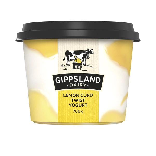 Gippsland Dairy Twist Yogurt Lemon Curd 700g