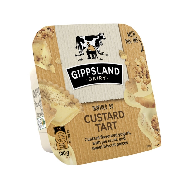 Gippsland Dairy Custard Tart Mix-ins 140GRAM