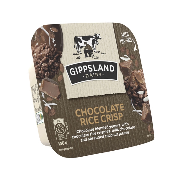 Gippsland Dairy Chocolate Rice Crisp Mix-Ins 140g