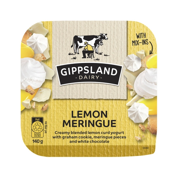 Gippsland Dairy Lemon Meringue Mix-ins 140GRAM