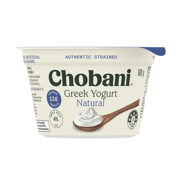 Chobani Greek Yogurt Natural 160g