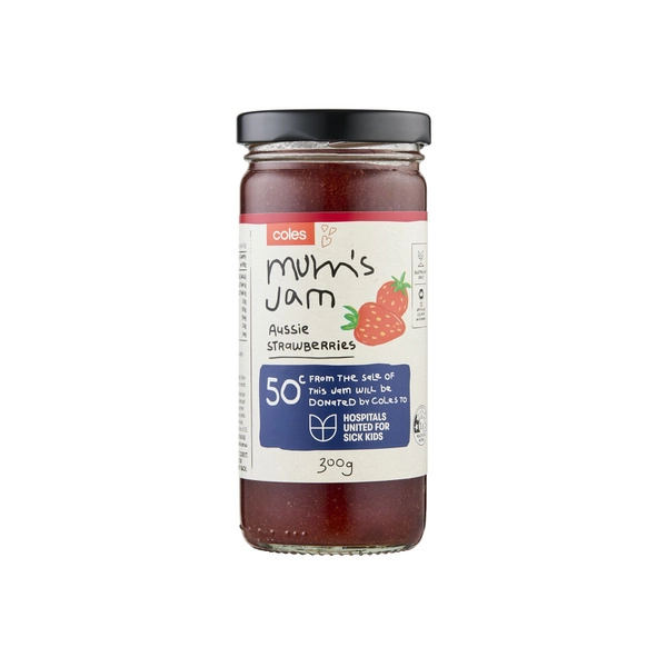 Coles Mum's Australian Strawberry Jam 300g