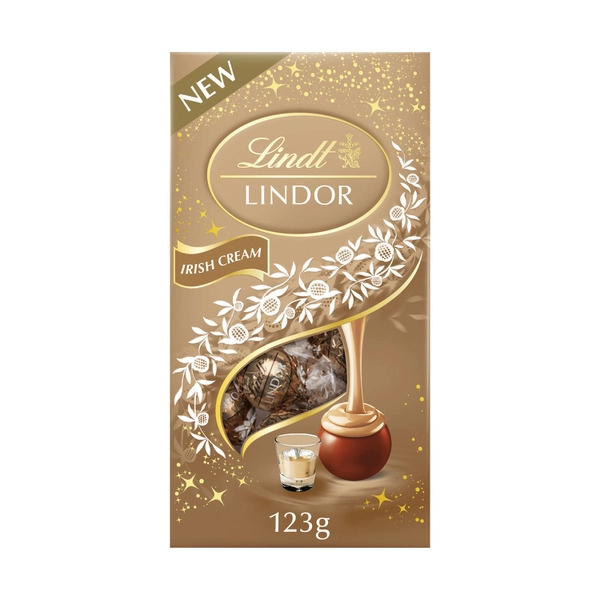 Lindt Lindor Irish Cream Chocolate Pouch Bag 123g