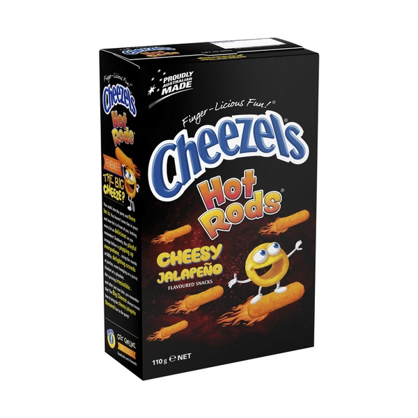 Cheezel Hot Rods Cheese Snacks 110g