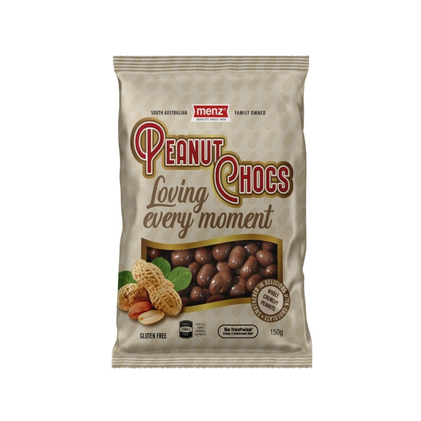 Menz Choc Coated Peanuts 150g