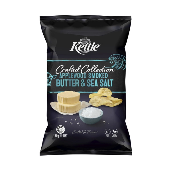 Kettle Crafted Collection Smoked Butter & Sea Salt 150g