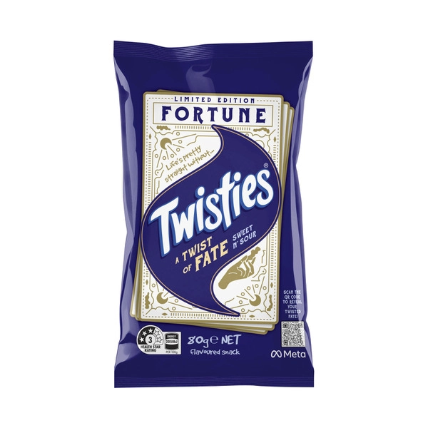 Twisties Fortune Sweet N Sour Snacks 80g