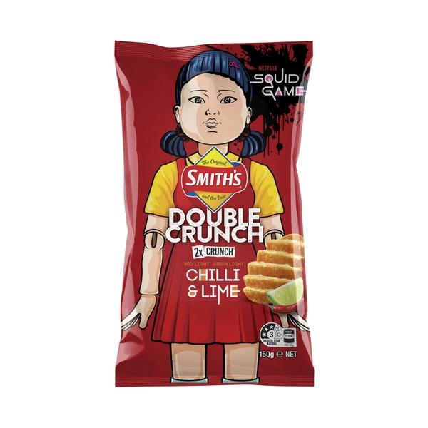 Smiths Double Crunch SMITHS DOUBLE CRNCH CHLI & LIME 150G 