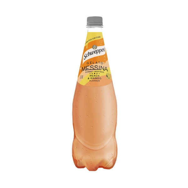 Schweppes Soft Drinks Messina Peach Mango 1.1L