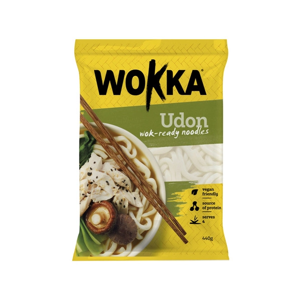 Wokka Udon Wok Ready Noodles 440g