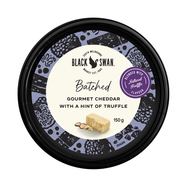 Black Swan Batched Aged Cheddar & Black Truffle Dip 150g