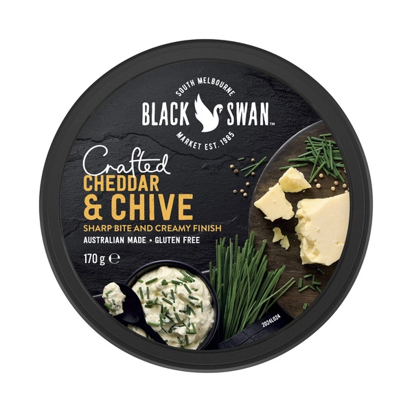 Black Swan Crafted Aged Cheddar & Chive Dip 170g