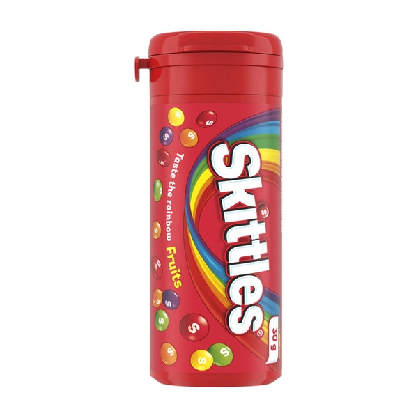 Skittles Fruits Chewy Lollies Snack Tube 30g