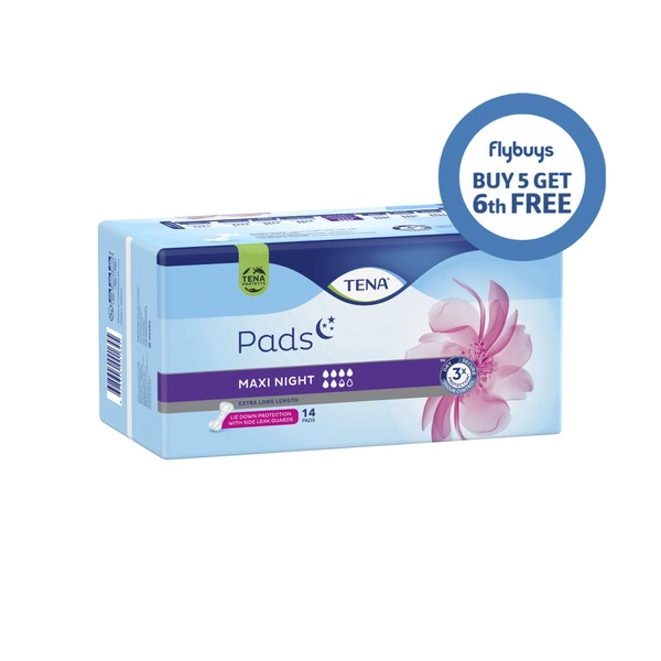 Tena Xtra Long Incontinence Pads Night Maxi 14 pack