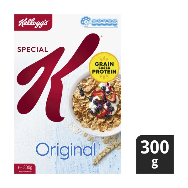 Kellogg's Special K Original Breakfast Cereal with Grain Based Protein 300g