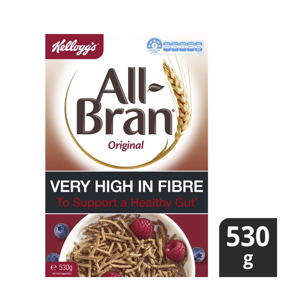 Kellogg's All-Bran Original High Fibre Breakfast Cereal 530g