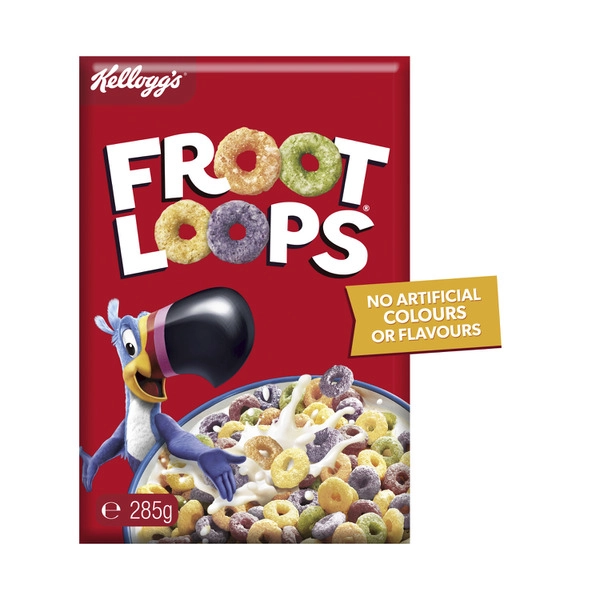 Kellogg's Froot Loops Breakfast Cereal 285g