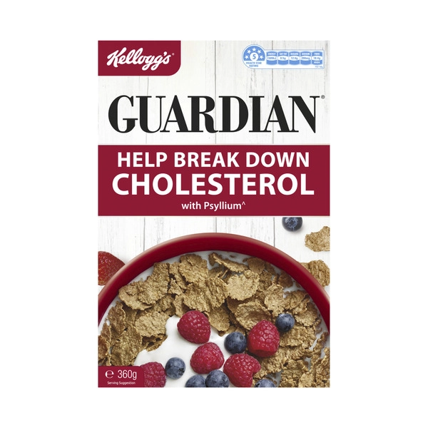 Kellogg's Guardian Psyllium Breakfast Cereal 360g