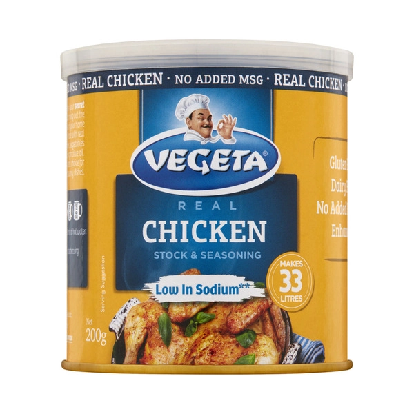 Vegeta Gluten Free Real Chicken Stock Powder Canned 200g