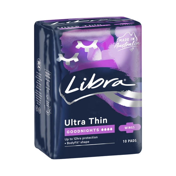 Libra Goodnights Ultra Thin Pads 10 pack