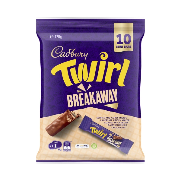 Cadbury Twirl Breakaway Sharepack 120g