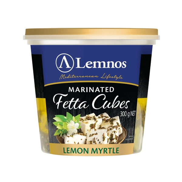 Lemnos Marinated Fetta Lemon Myrtle 300g