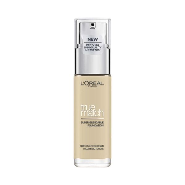 L'Oreal True Match Liquid Foundation W1 Golden Ivory 30mL