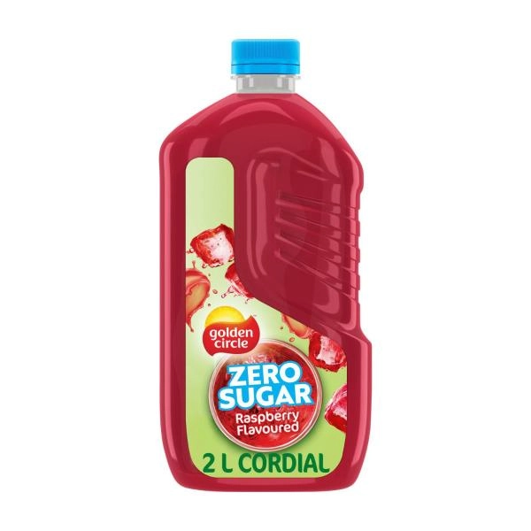 Golden Circle Cordial Zero Sugar Raspberry 2L