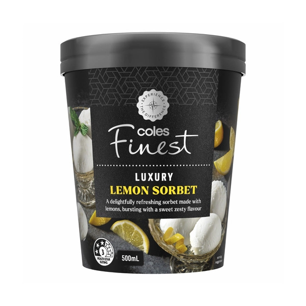 Coles Lemon Sorbet 500mL