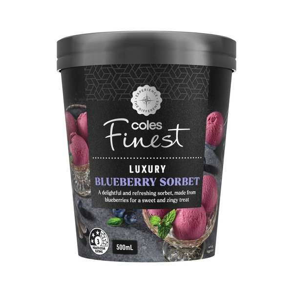 Coles Blueberry Sorbet 500mL