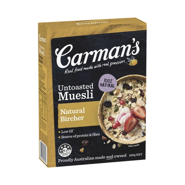 Carman's Natural Bircher Muesli 500g