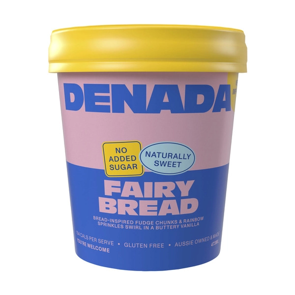 Denada Fairy Bread No Added Sugar 473mL