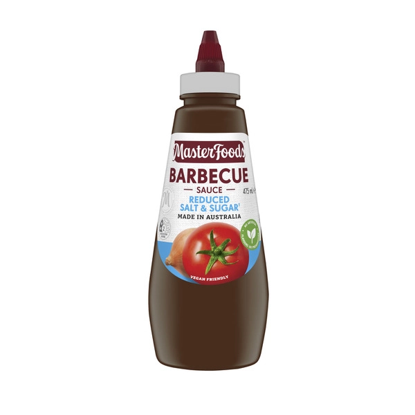 MasterFoods BBQ Sauce Reduced Salt & Sugar 500mL