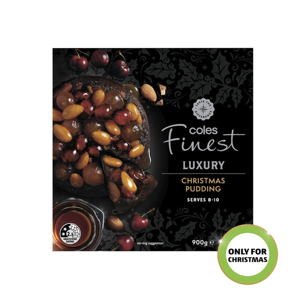 Coles Finest Luxury Christmas Pudding 900g