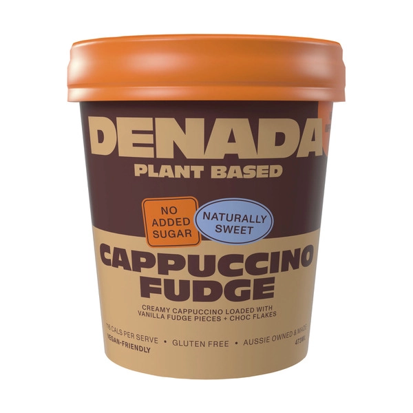 Denada Cappucino Fudge Plant Based No Added Sugar 473mL