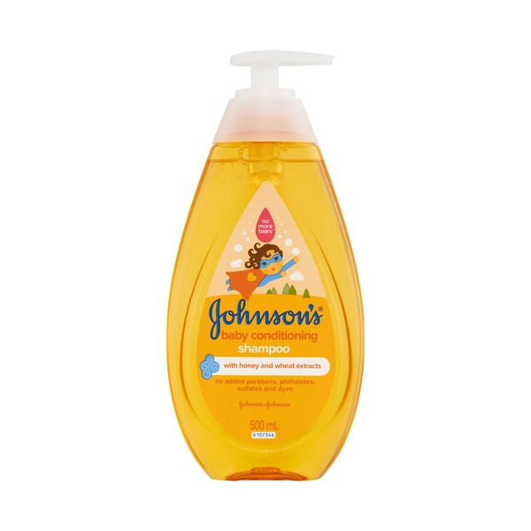 Johnson's 3-in-1 Hypoallergenic Gentle Tear-Free Conditioning Baby Shampoo & Cleansing Wash 500mL