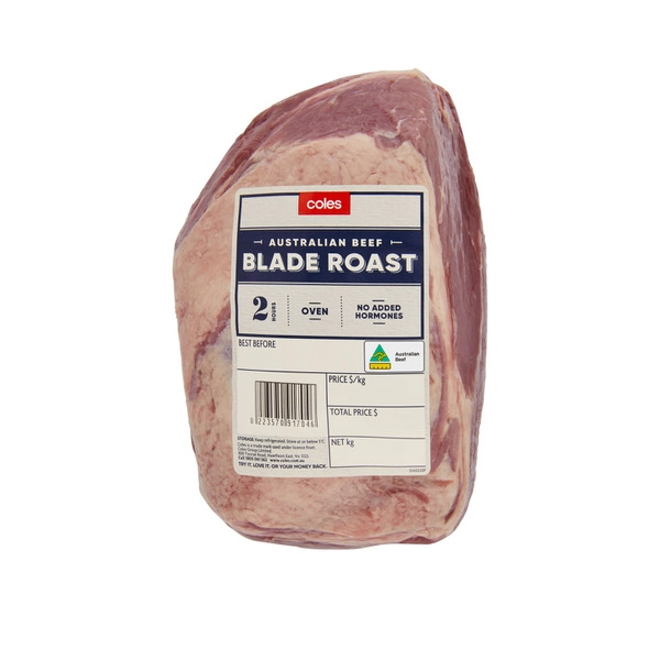 Coles Beef Blade Roast approx. 1.42kg