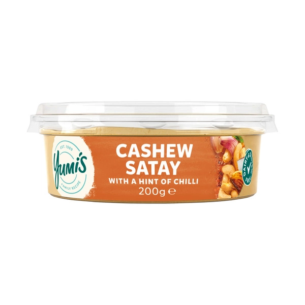 Yumis Chunky Cashew Satay Dip 200g