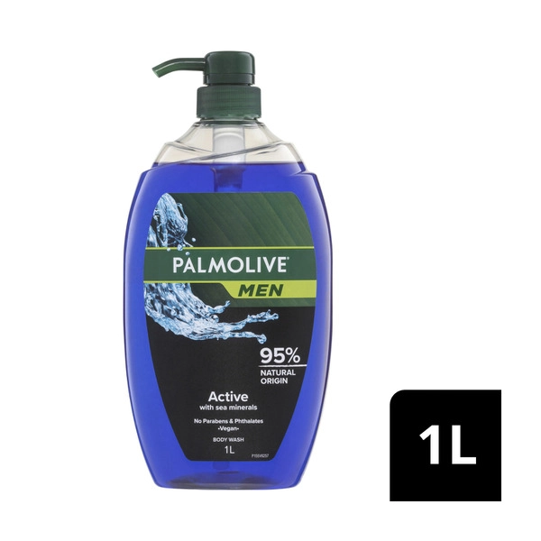 Palmolive Body Wash Mens Active 1L