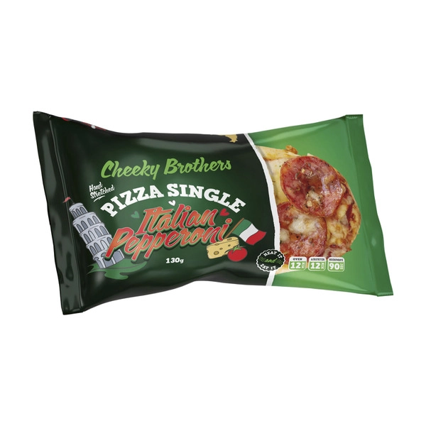 Cheeky Brothers Italian Pepperoni Pizza 130g