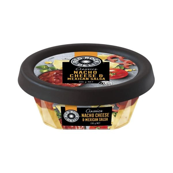 Red Rock Deli Classics Dip Nacho Cheese & Mexican Salsa 190g