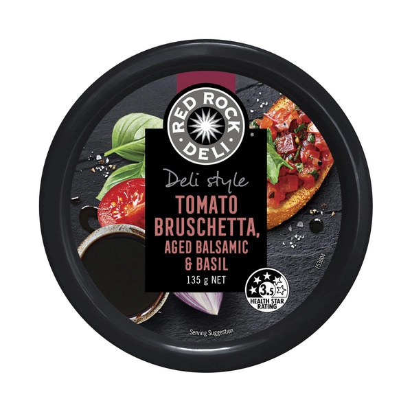 Red Rock Deli Dip Tomato Bruschetta Aged Balsamic 135g