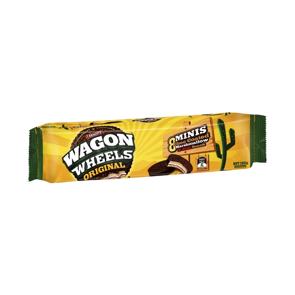 Arnott's Mini Wagon Wheels Original Biscuits 190g