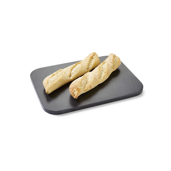 Coles Bakery Stone Baked Mini Rustic Baguette 2 pack