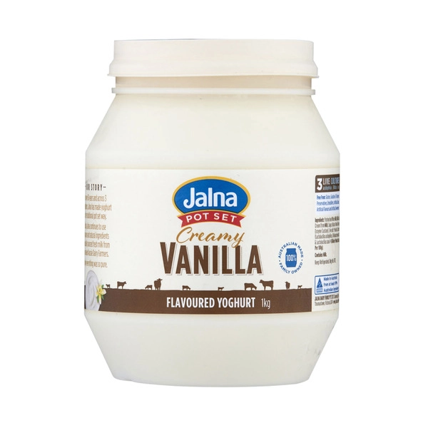 Jalna Pot Set Creamy Vanilla Yoghurt 1kg