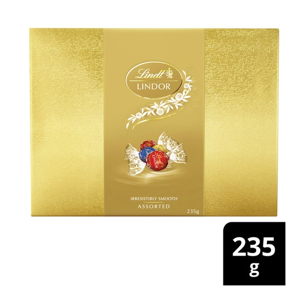 Lindt Lindor Gift Box LINDT LINDOR GIFT BOX CHOCOLATE BALLS:ASSORTED:.:235 GRAM 