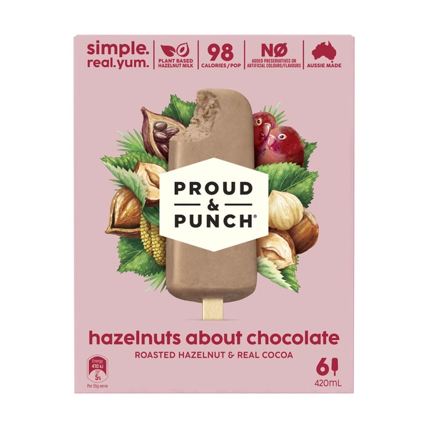 Proud & Punch Hazelnuts About Chocolate 6 Pack 420ML